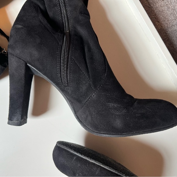 Sam Edelman Kent Boots Black Suede - Picture 7 of 9
